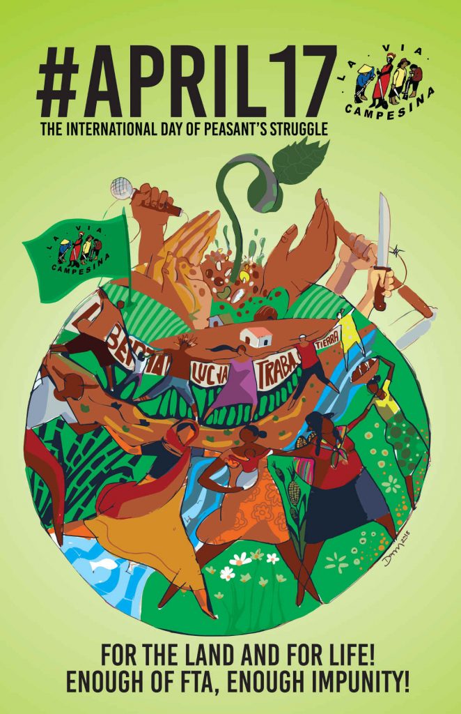 17 aprile: la giornata mondiale di lotta contadina 2018