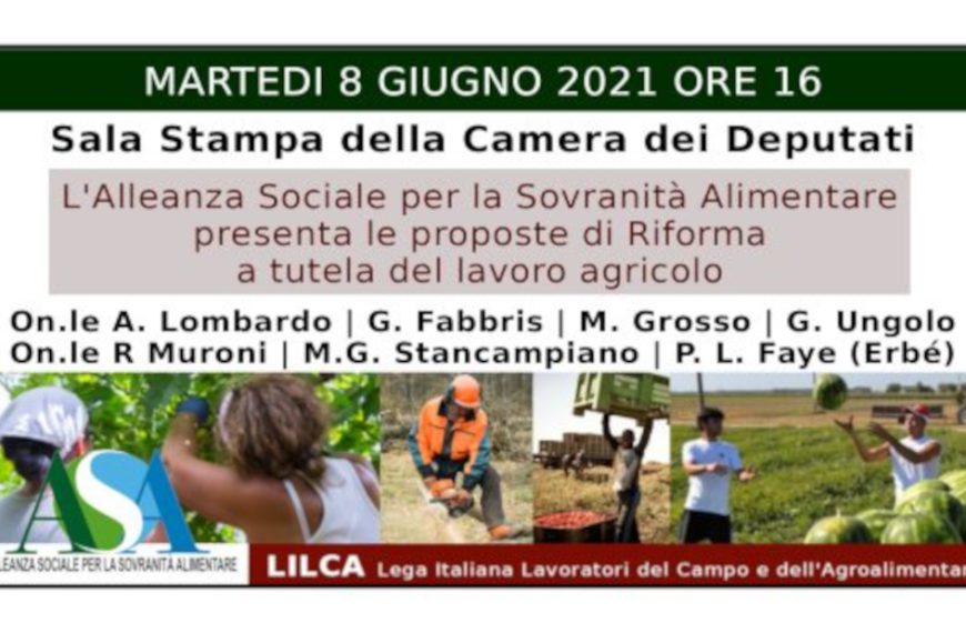 Conferenza stampa alla Camera dei deputati. Presentiamo le nostre proposte sul lavoro
