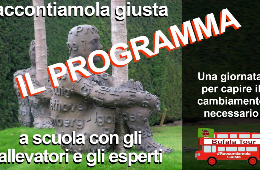 Lunedi 18 ore 9. Programma del Bufala Tour. La sera incontro con i sindaci