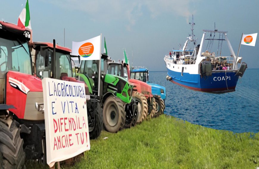 Conferenza stampa del Movimento degli allevatori e del Coordinamento Agricoltori e Pescatori a Roma