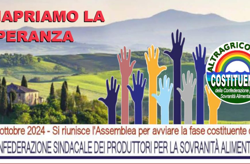 Invito a partecipare all’assemblea Costituente, il programma e le modalità di partecipazione