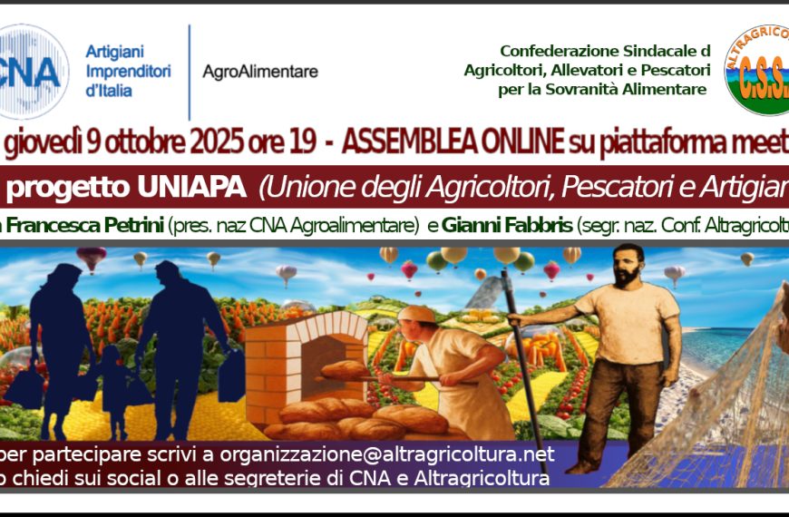 Cosa ci fanno gli agricoltori e i pescatori con gli artigiani? Presentiamo UNIAPA