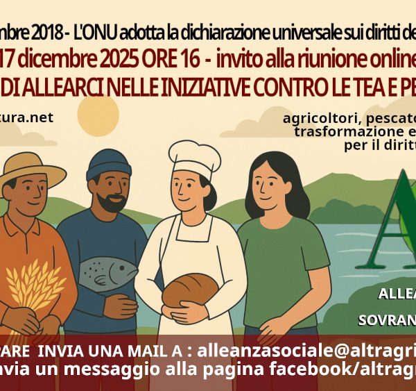 Contro mistificazioni e disinformazione sulle TEA, incontriamoci per costruire una iniziativa comune