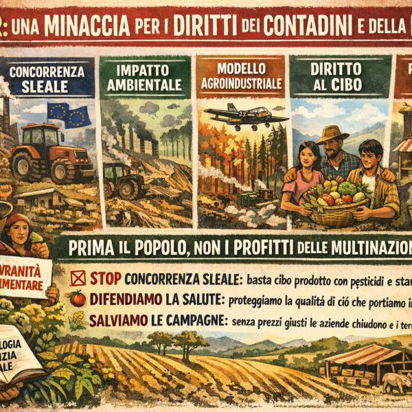 Accordo UE–Mercosur, dall’America Latina la voce dei contadini: una minaccia