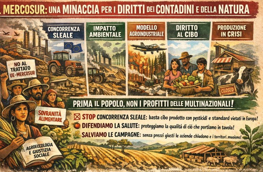 Accordo UE–Mercosur, dall’America Latina la voce dei contadini: una minaccia