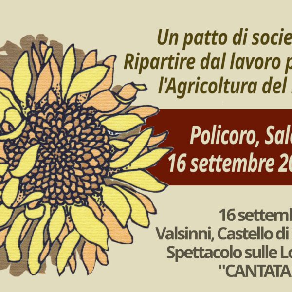 Ripartire dal lavoro per rilanciare l’agricoltura del Sud. Il convegno del settembre 2000