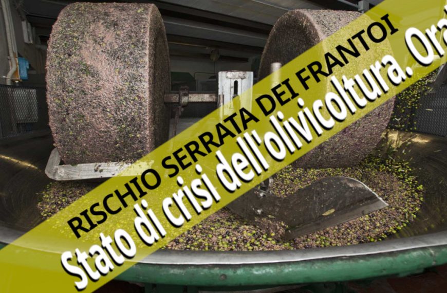 Mentre siamo invasi da olio bio sfuso, i frantoiani minacciano la serrata. Stato di crisi ora!