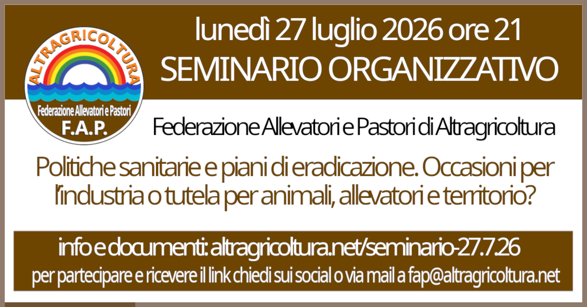 27.7.26 Seminario della Federazione Allevatori e&hellip;