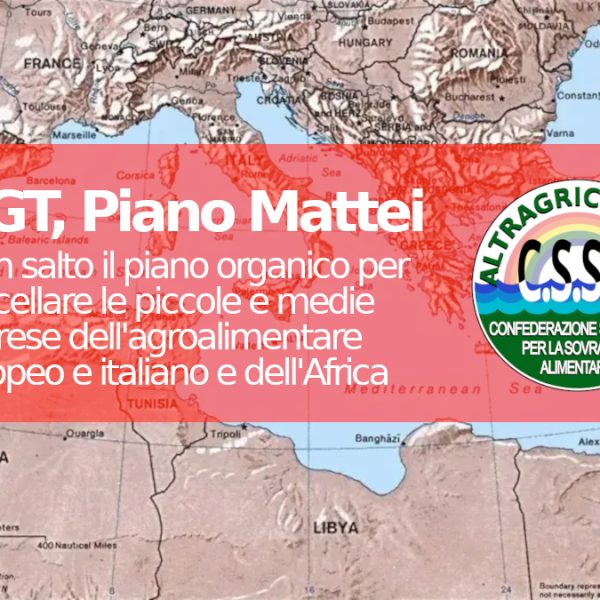 NGT e Piano Mattei: il salto della strategia contro gli agricoltori. La posizione di Altragricoltura