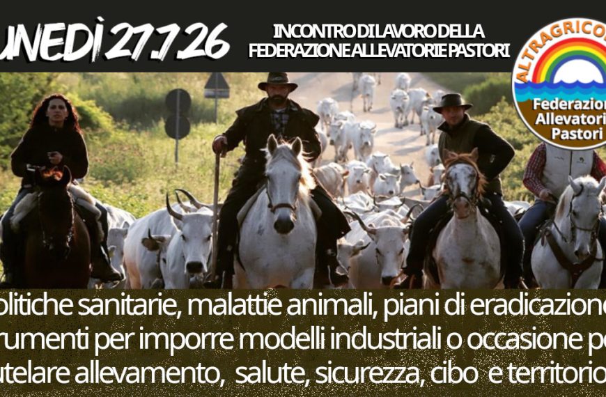 Politiche sanitarie e piani di eradicazione. Occasioni per l’industria o tutela per animali, allevatori e territorio?