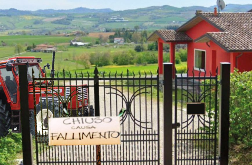 Quello che resta dell’agricoltura italiana e la politica non vede: meno campi e stalle, più importazioni.